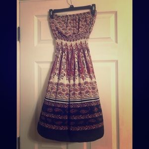 Stretch strapless super soft dress